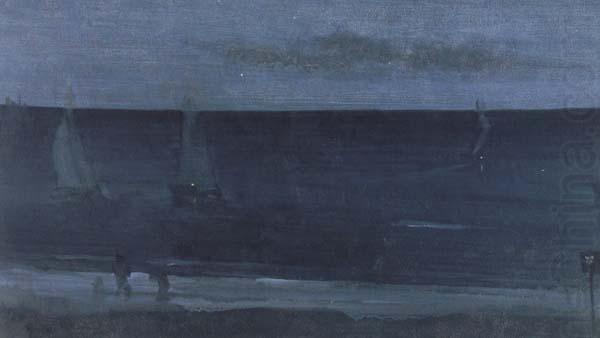 James Mcneill Whistler Noc-turne:Blue and Silver-Bognor (mk43) china oil painting image
